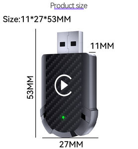 <span class=keywords><strong>Android</strong></span> Auto 2-in-1 đa phương tiện xe hơi streaming Ai Xe phương tiện truyền thông hộp 2 trong 1 không dây mini USB Carplay Dongle Adapter - Product Image 2