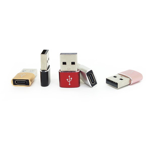 批发迷你铝合金USB A公对C型母适配器转换器USB C OTG适配器 - Product Image 1