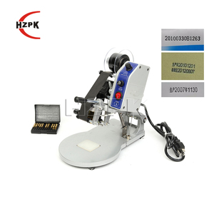 HZPK manuelle Papierkartenband-Thermo-Batch-Datumsdrucker-Codier maschine für Plastiktüten - Product Image 1