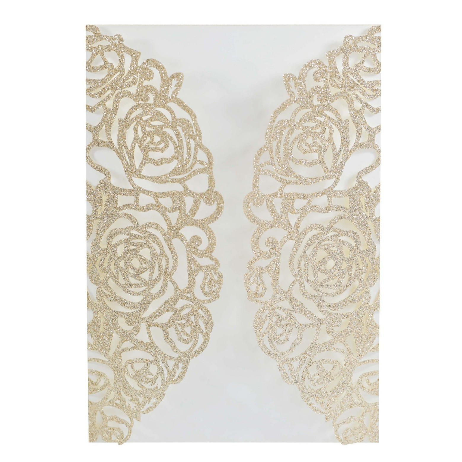 Glitter rose gold cover