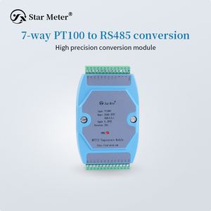 Pt100 7ทางไปยังการแปลง Rs485หมายถึงการประมวลผลป้องกันการรบกวนที่แข็งแกร่งความสามารถในการป้องกันการรบกวน - Product Image 3