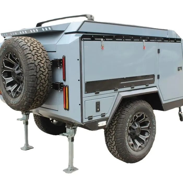 Hoge Kwaliteit Aangepaste Off Road 4X4 Rv Camper Auto Camping Reisaanhangwagen Te Koop