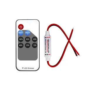Mini striscia LED luci singolo colore <span class=keywords><strong>Dimmer</strong></span> DC 5V/12V/24V 6A 5050/2835 9 tasti RF telecomando 4 canali <span class=keywords><strong>PWM</strong></span> segnale di tipo manuale