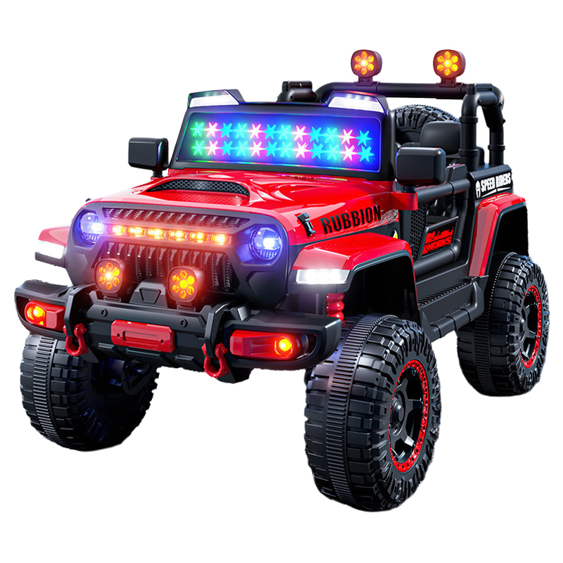 Red Dual Drive 12V7AH+Remote Control+Full Flashing Light