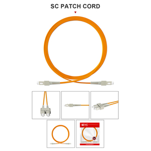 Cable de parche de fibra de un solo modo, SC APC a SC APC Simplex 2,0mm PVC (OFNR) 9125 - Product Image 2