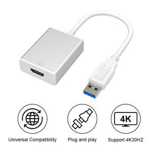 Adaptador USB 3,0 a HDMI para varios monitores, 1080P, Compatible con Windows XP/7/8/10, convertidor de Cable gráfico de vídeo - Product Image 2