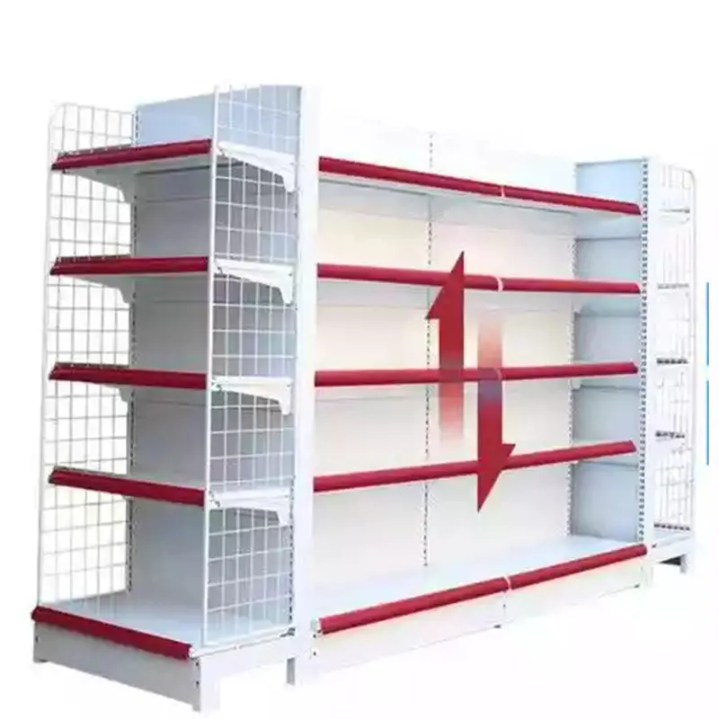 ODM OEM Supermarket Display Rack Convenience Store Retail Shop Shelf, Euro Style Gondola Shelving