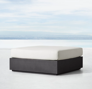 أثاث حدائق خارجي أريكة خارجية للفنادق بإطار من الألومنيوم مجموعة أرائك مريحة - Product Image 6