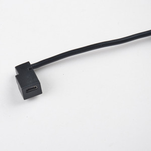 Mikro USB sağ açı kablo dirsek tipi B erkek kadın M/F uzatma PVC ceket veri kablosu için güç banka bilgisayar örgü koruyucu - Product Image 6