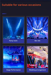 Stage Effect Lights 12 Prism rainbow Effect Sharpy 100w 14r Beam Moving Head Light With Remote Control
