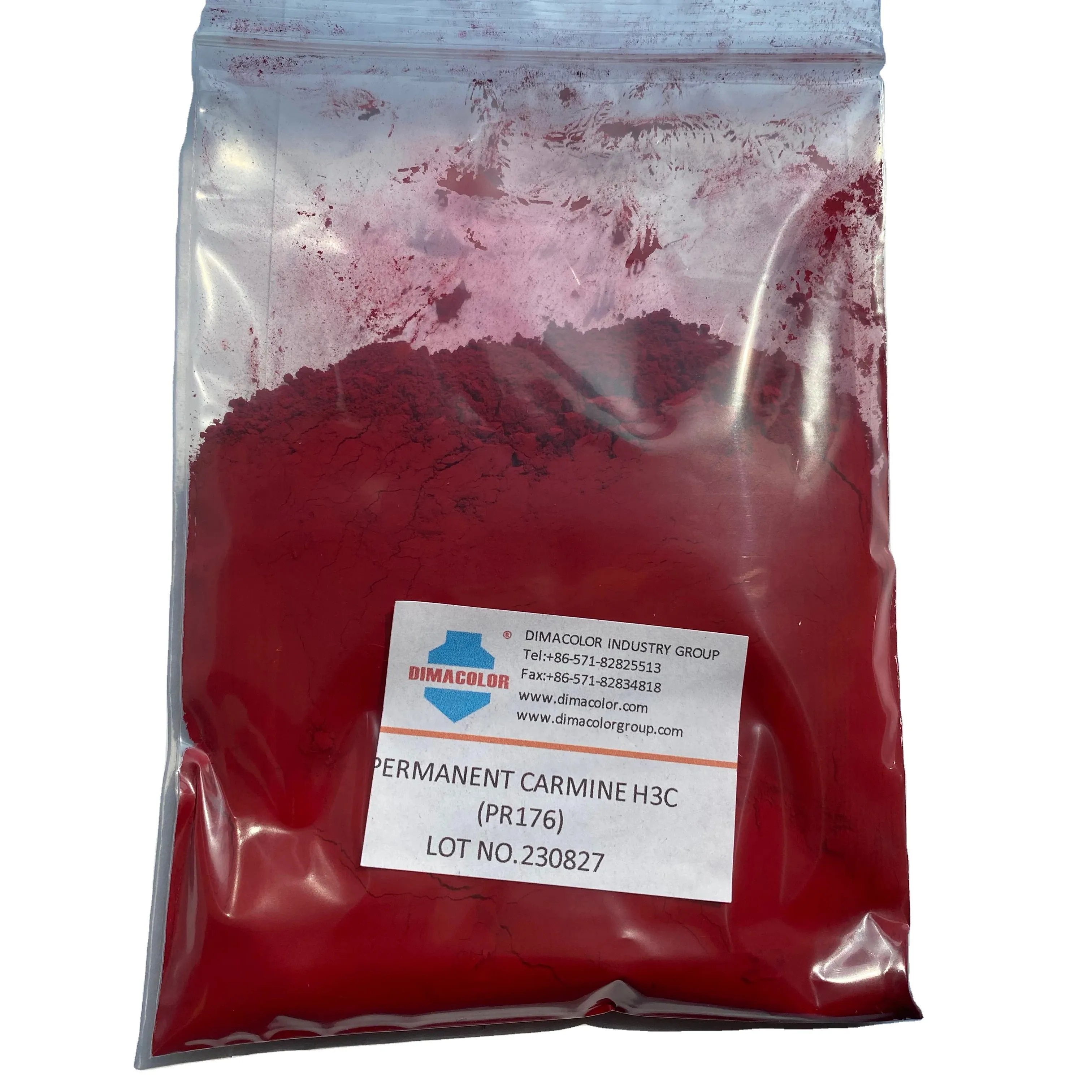 Pigmento orgânico vermelho 176 carmim permanente h3c para tinta de revestimento de tinta corante plástico