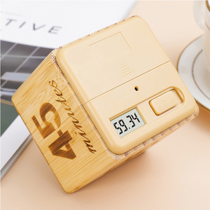 Wooden Cube <strong>Timer</strong> Adjustable Gravity Sensor 5 10 20 30 Minutes <strong>Countdown</strong> <strong>Timer</strong> <strong>Digital</strong> Kitchen <strong>Timer</strong> For Cooking Fun Flip Timing - Product Image 6