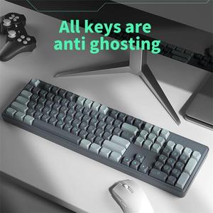 ZT104垫片结构机械Kevboard 104键键盘类型-C USB支持热插拔发光二极管背光游戏键盘 - Product Image 6
