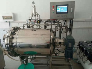 Fermentatore in acciaio per fermentare a stato solido reattore agitato continuo in serie