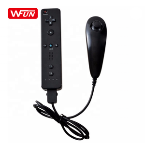 ตัวควบคุมระยะไกลสำหรับ Wii รองรับโลโก้ OEM 2 in 1 Motion Plus ตัวควบคุม nunchuck สำหรับ Wii REMOTE - Product Image 2