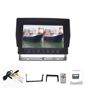 JPM-718AW 7英寸IP69k全金属外壳防水监视器7防水IP69K双输入监视器 - Product Image 2