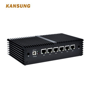 KANSUNG 6 Gigabit Lan Firewall Router Server Industrial Micro C eleron 3865U Processor AES-NI Fanless Mini PC Computer - Product Image 2