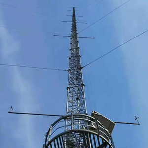 Tháp Dự báo thời tiết bằng thép góc tự hỗ trợ để đo tốc độ gió - Product Image 1