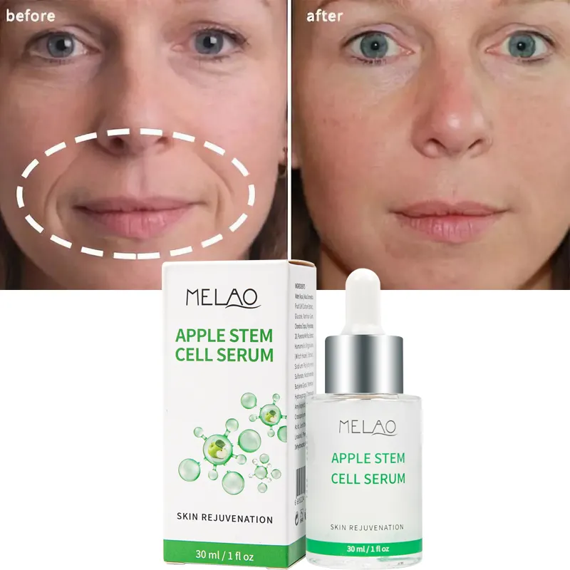 100% natürliches Kollagen Anti-Falten-Korea-Stamm zell serum für Gesichts pflanzen Human Apple Stem Cell Hautpflege serum OEM Private Label