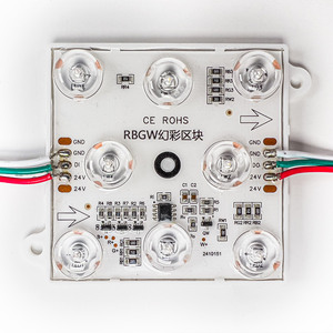 Factory Wholesale Waterproof RGBW IC Smd3030 Square <strong>Led</strong> Modules Dc24v <strong>6W</strong> Multicolor for Lightbox Wall Light Box