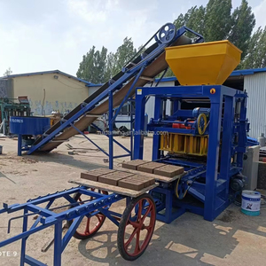 <strong>QTJ4</strong>-26 Interlocking Brick Making <strong>Machine</strong> Cement Brick <strong>Block</strong> <strong>Machine</strong> Building Bricks - Product Image 1