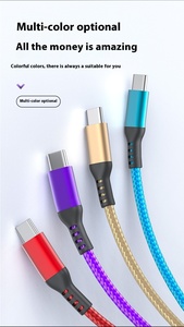 New 3A Super Fast Charging Braided <strong>2</strong> <strong>in</strong> <strong>1</strong> 60W Data Cable for Android Type-C for Mobile Phone Samsung Earphone <strong>in</strong> 2m 3m Length - Product Image 4
