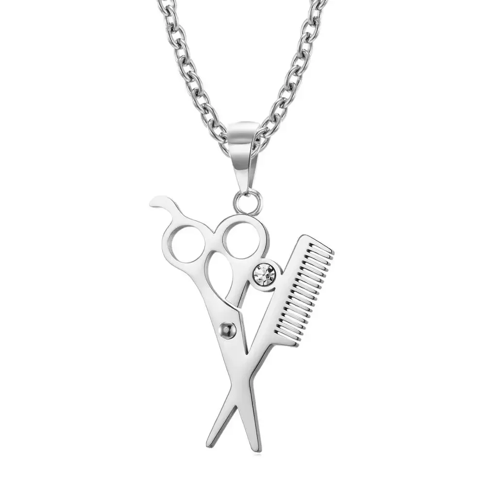 Steel Pendant steel+0.4*45+5cm Chain