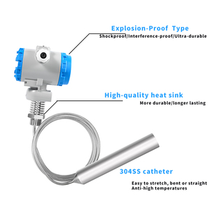 Transmisor de nivel de tanque de aceite de gasolina diésel 0-1m/2m/3m/4m/5m Sensor de nivel de líquido de agua de alta temperatura