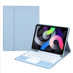 适用于sumsung galaxy tab a7 A8 A9 A10 s7 s8 S9 PLUS盖，带无线蓝牙键盘触摸板圆键 - Product Image 6