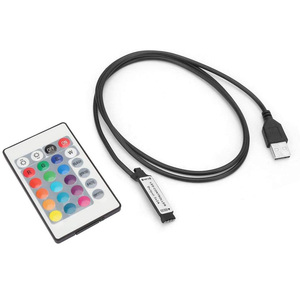 5V USB Led контроллер 24 клавиши 4 Pin диммер инфракрасный пульт дистанционного управления для RGB ленты 5050 светодиодные ленты