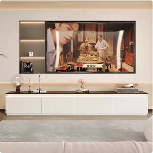 Hiện đại thanh lịch thời trang Kính đá cẩm thạch TV tủ đứng thiết kế đồ nội thất và Bàn cà phê với bảng phụ - Product Image 1