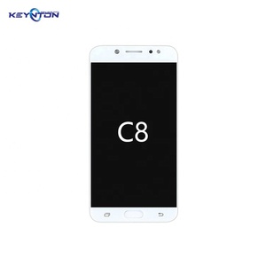 C8 Amoled液晶显示器，适用于三星银河C7 2017 C8 C7100 C710液晶显示器触摸屏数字化仪组件C710F/DS J7 + J7 plus屏幕