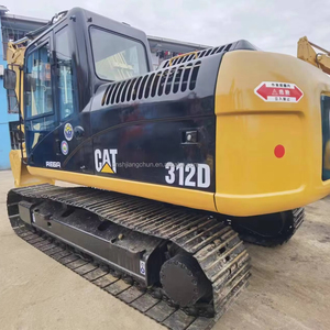 Excavadora Caterpillar Cat 312d barata usada de excelente rendimiento con función perfecta a bajo precio en stock lista para suministrar - Product Image 1