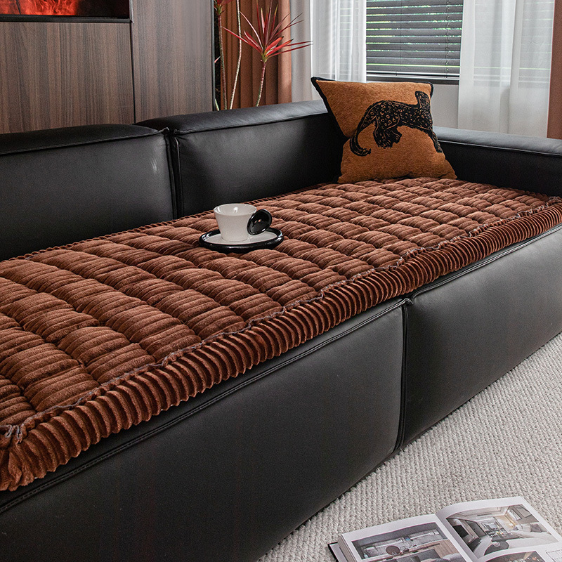 Coussin pour animaux de compagnie pour siège arrière de voiture - marron uni