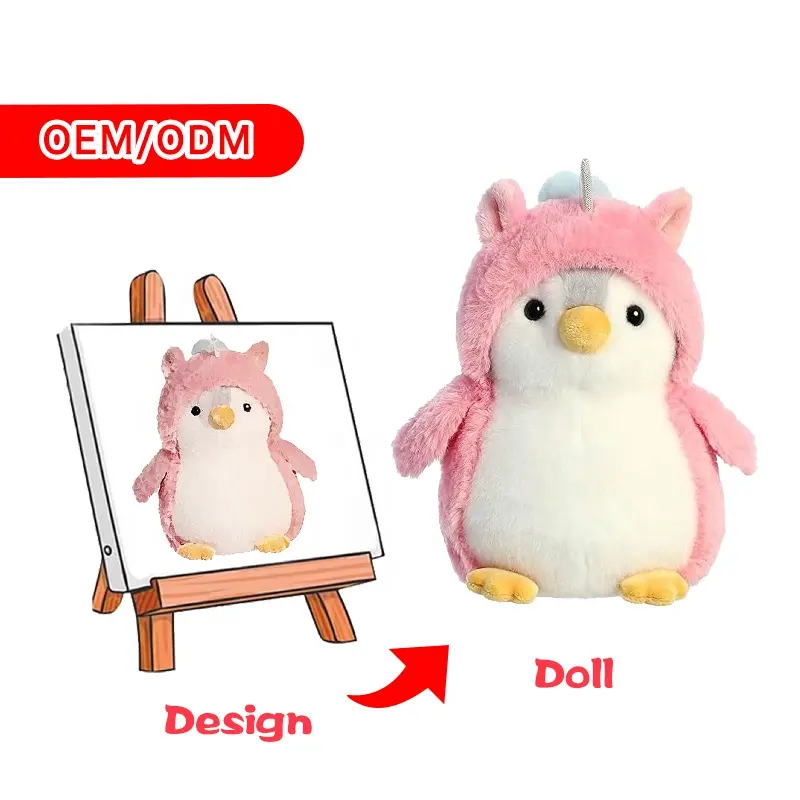 OEM ODM Custom Stuffed Animals Plush Cartoon Design Soft Animal Stuffed Doll Personalized Custom Plush Toy