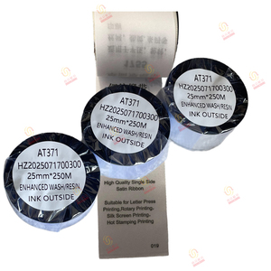 Bán Buôn Chất Lượng Cao 45Mm * 300M Dệt Nhựa Rửa Chăm Sóc Nhãn In Ấn Nhựa <span class=keywords><strong>Ribbon</strong></span> - Product Image 3