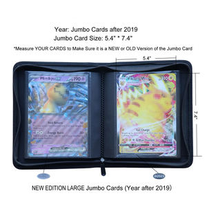 Classeur de cartes Jumbo pour 20 cartes Jumbo pour cartes surdimensionnées 5.4*7.4 pouces - Product Image 4