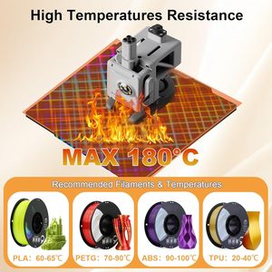 Bambu phòng thí nghiệm 3D máy in nền tảng 257x257mm mịn cầu vồng tấm cho X1/X1C/x1e/p1p/P1S/A1 linh hoạt PES xây dựng tấm - Product Image 2