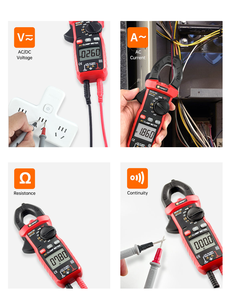 XEAST XE-2610C True RMS цифровой зажимной измеритель переменного/постоянного тока Inrush NCV температурная Емкость OEM настраиваемая поддержка непрерывности - Product Image 6