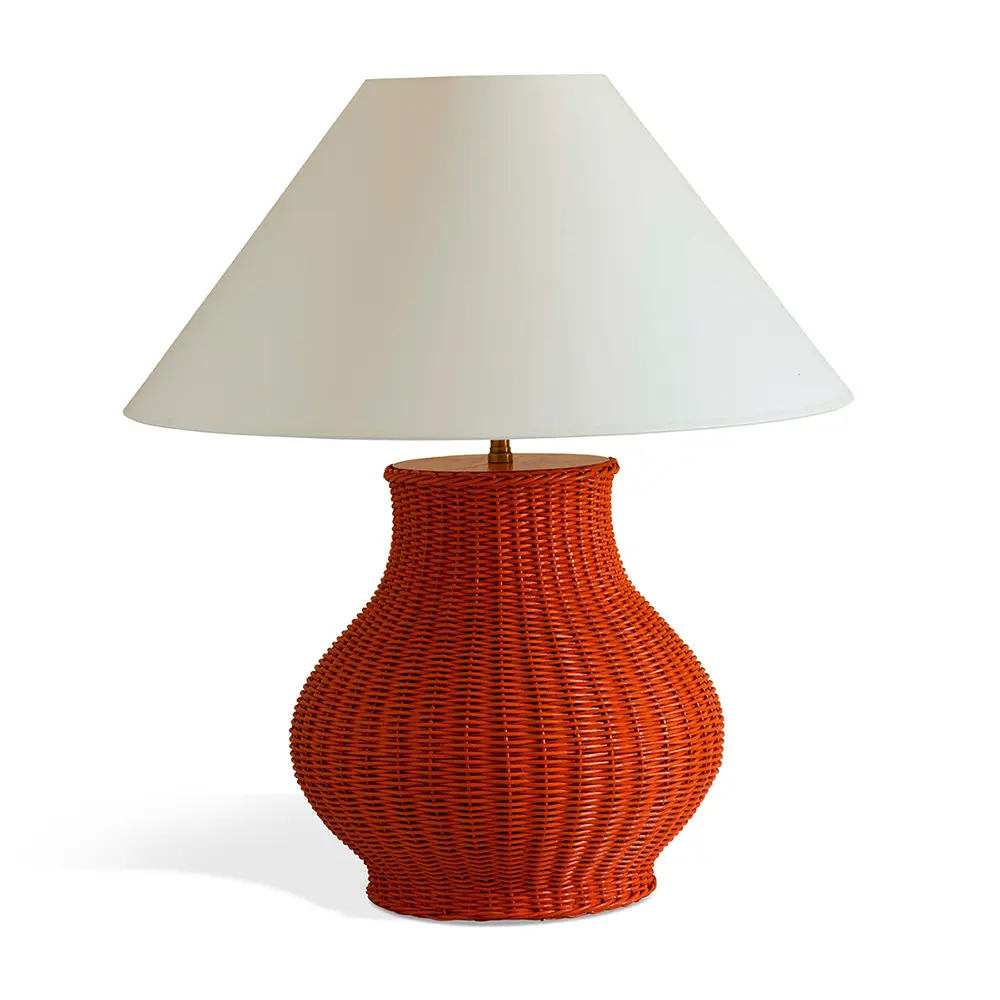 Productos más vendidos 2023 lámparas de mesa de ratán de bambú hechas a mano decoración del hogar fábrica personalizada, lámparas de escritorio de luz de escritorio personalizadas