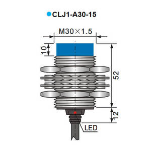 CORON CLJ1-A30-15ANB M30 a lunga distanza di brevi dimensioni metallo induttivo sensore di prossimità con NPN NC detector interruttore - Product Image 6