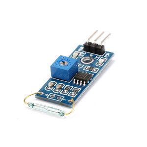 Módulo de Sensor de láminas LM393, interruptor de láminas magnético para Arduino, Kit de bricolaje, módulo de magnetrón, interruptor magnético para Arduino, 1 unidad