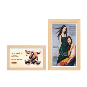 15,6 дюймов Digital Signage 1920*1080 Android 14 планшетный ПК с деревянной рамкой Horizontaland вертикальный дисплей с дистанционным управлением