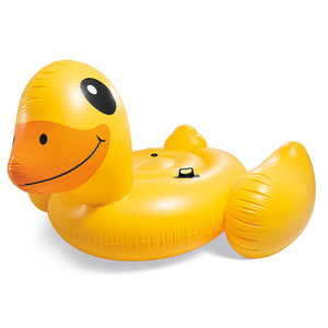Water Floating Raft Duck Shape Inflatable Water <strong>Toys</strong> Floating - Product Image 2