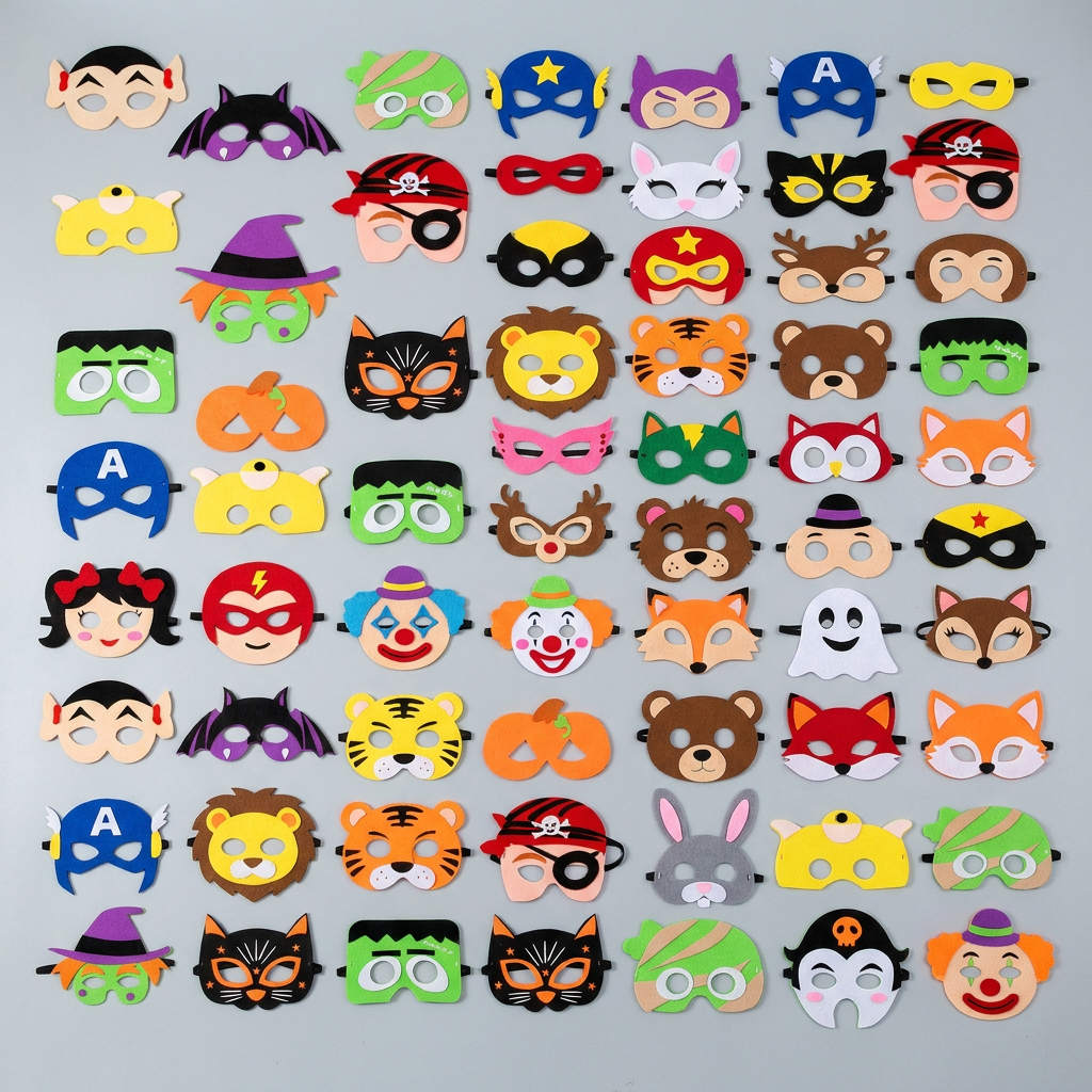 Colorful Halloween mask