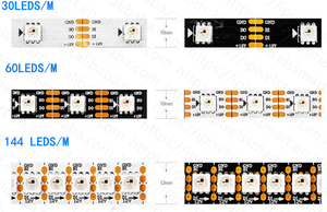 Smart RGB/RGBW singolo Pixel luce LED WS2813/WS2815 DMX controllo App-corpo in rame controllato
