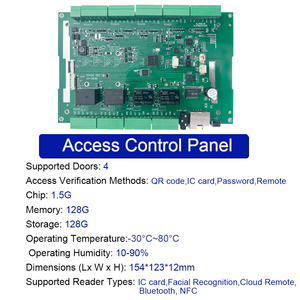 Sistema di controllo accessi alla porta Video Building Home Interom riconoscimento facciale Cloud APP remota Gym QR Code di controllo della tastiera di controllo