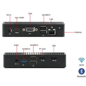 Maxtang Brand Cheap BayTrail Based Celeron <strong>Embedded</strong> Industrial Mini <strong>PC</strong> With 19V 40W DCIN MSATA <strong>Win7</strong> Win8 Linux DDR3L SODIMM - Product Image 2