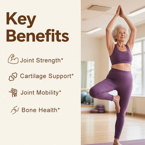 OEM bổ sung sức khỏe chung <span class=keywords><strong>Glucosamine</strong></span> viên nang với Chondroitin MSM nghệ hình thức bổ sung dành cho người lớn hỗ trợ doanh tùy chỉnh - Product Image 4