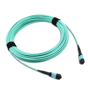 Customized Fiber Breakout Jumper Server Room Data Cable 10G FTTH <strong>MTP</strong> SM OM3 OM4 Type B <strong>Trunk</strong> Cables Mpo Optical Fiber Patch Cord - Product Image 3